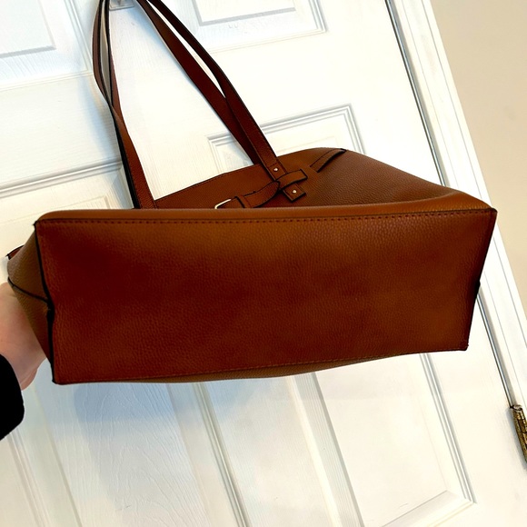 NWOT Large Brown Tote/Laptop Bag - Picture 5 of 7